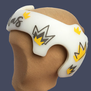 Crown Boy Cranial Band Sticker Decals, Baby Helmet Starband Docband Decoration Decal Sticker Design