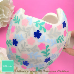 Multicolor Floral Spring Pattern Baby Helmet Decals Only (Bow Sold Separately)