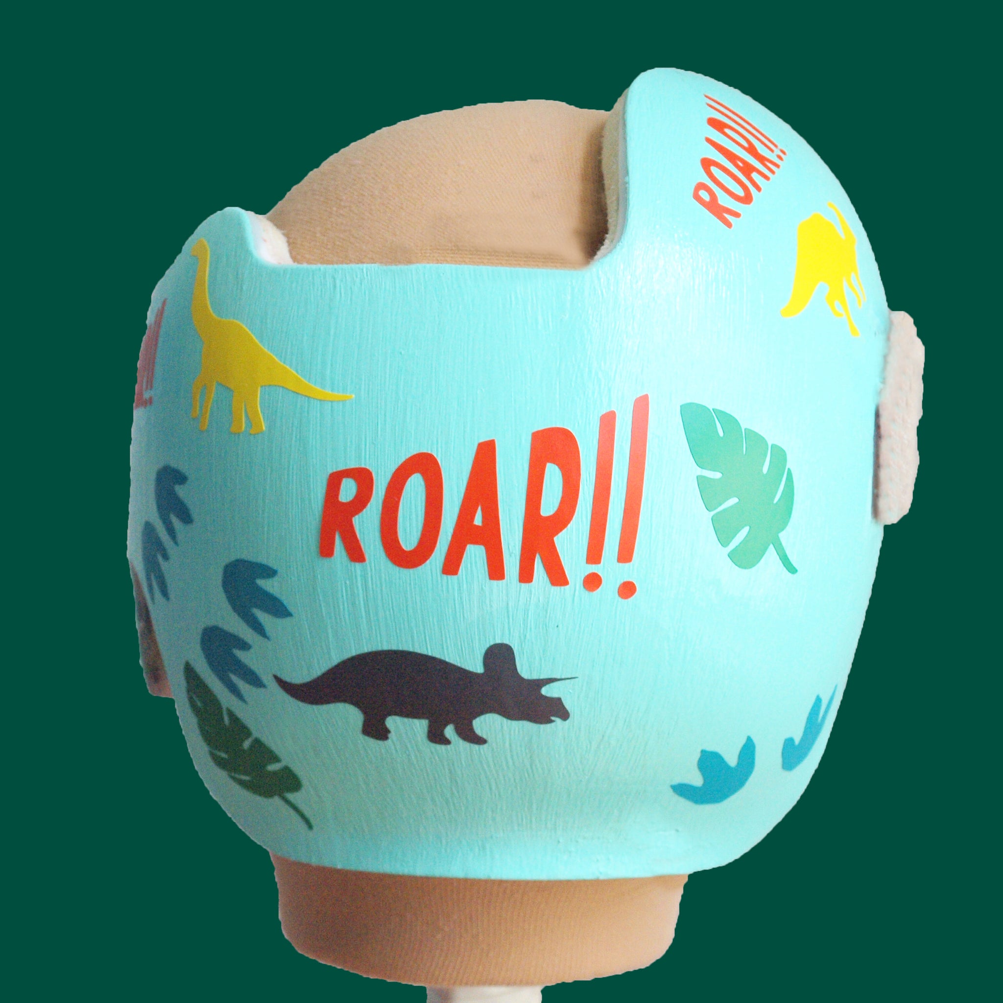 dinosaur football helmet Dinosaur Prehistoric Animal Baby Boy Helmet Decals for Cranial Band