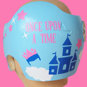 Crown Princess Fairytale  Baby Girl Cranial Band Helmet Decal Design