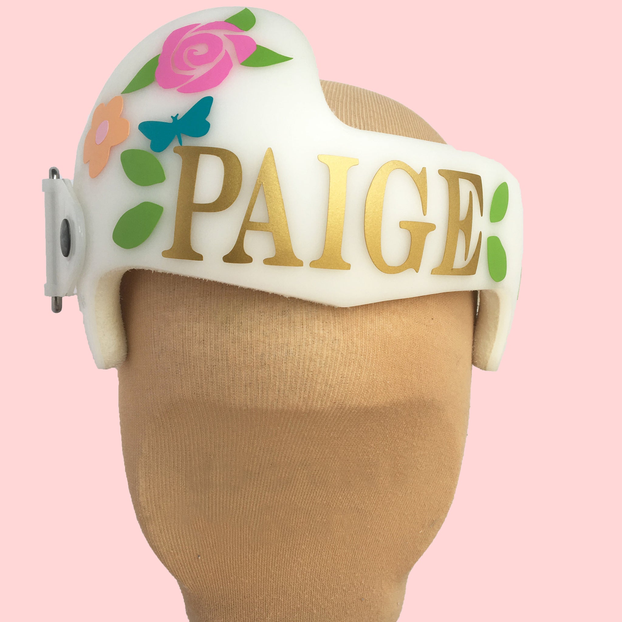 Floral Personalized Helmet decal - JS Typography Inc
