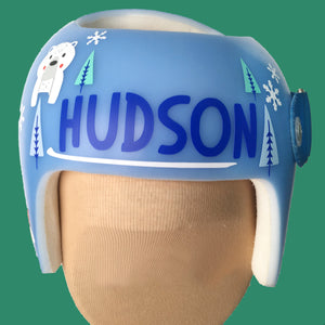 Winter Holiday Cranial Band Decal Stickers for Starband or Other Plagiocephaly or Cranio Helmet